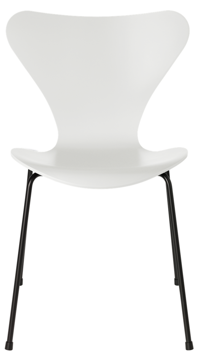 Series 7 Chair - Lacquered - Fritz Hansen - Chairs - Black - Chromed Steel - HORNE