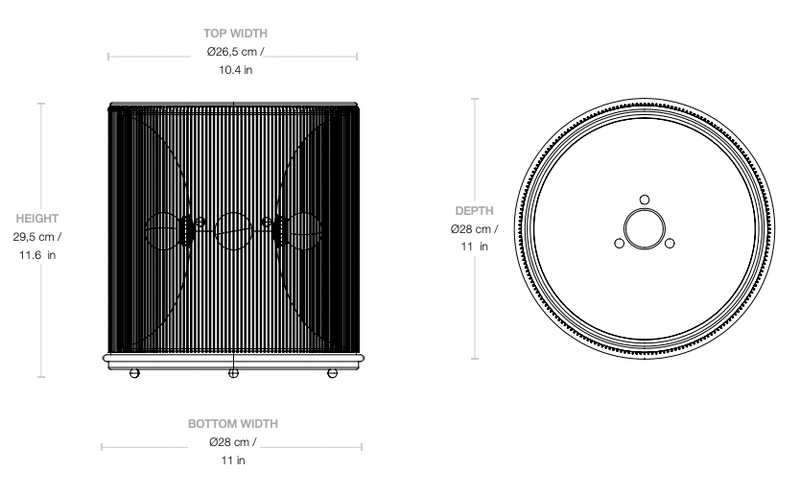 Model 597 Table Lamp - Gubi - Table + Task - HORNE
