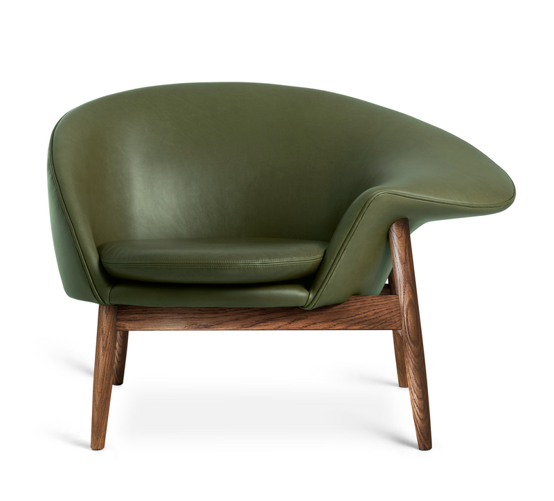 Fried Egg Lounge Chair - Warm Nordic - Chairs - Barnum 09/Smoked Oak - Left - Facing - HORNE