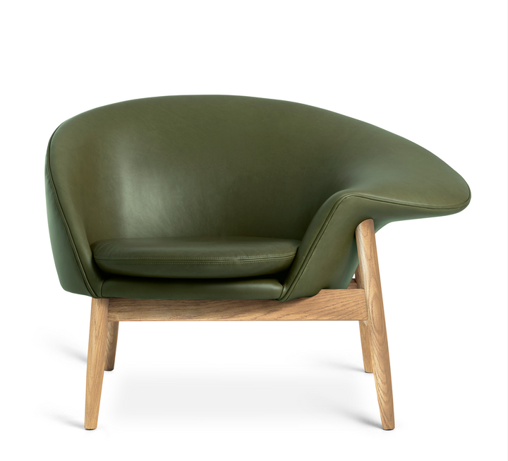 Fried Egg Lounge Chair - Warm Nordic - Chairs - Challenger 258/Teak - Right - Facing - HORNE