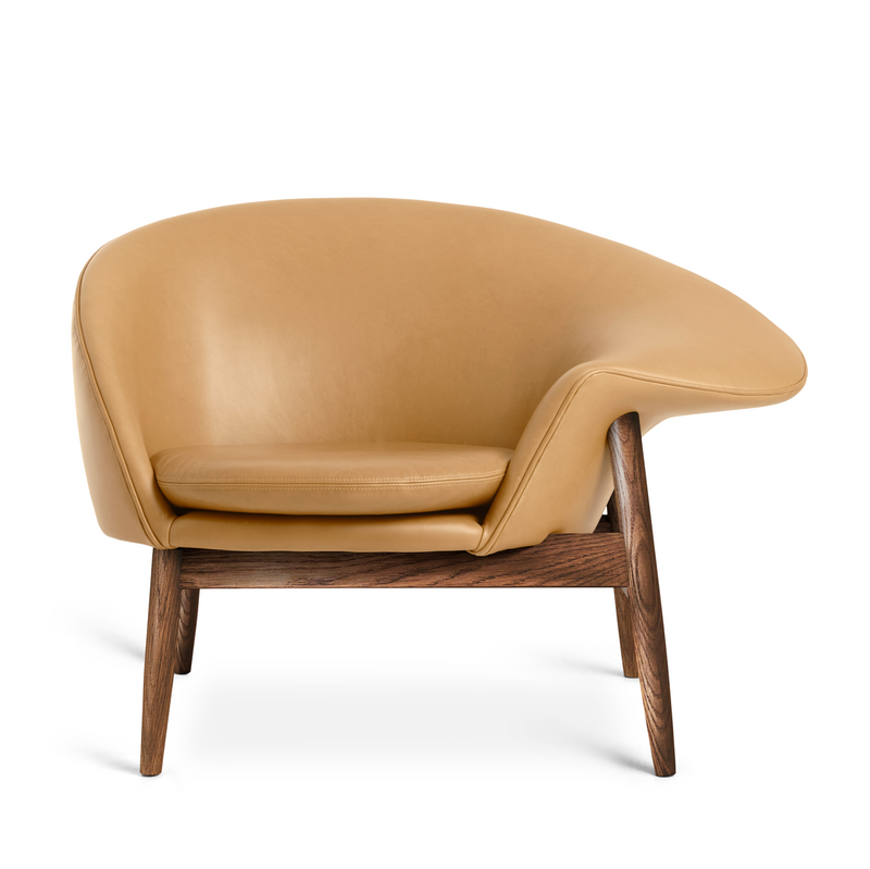 Fried Egg Lounge Chair - Warm Nordic - Chairs - Barnum 09/Smoked Oak - Left - Facing - HORNE