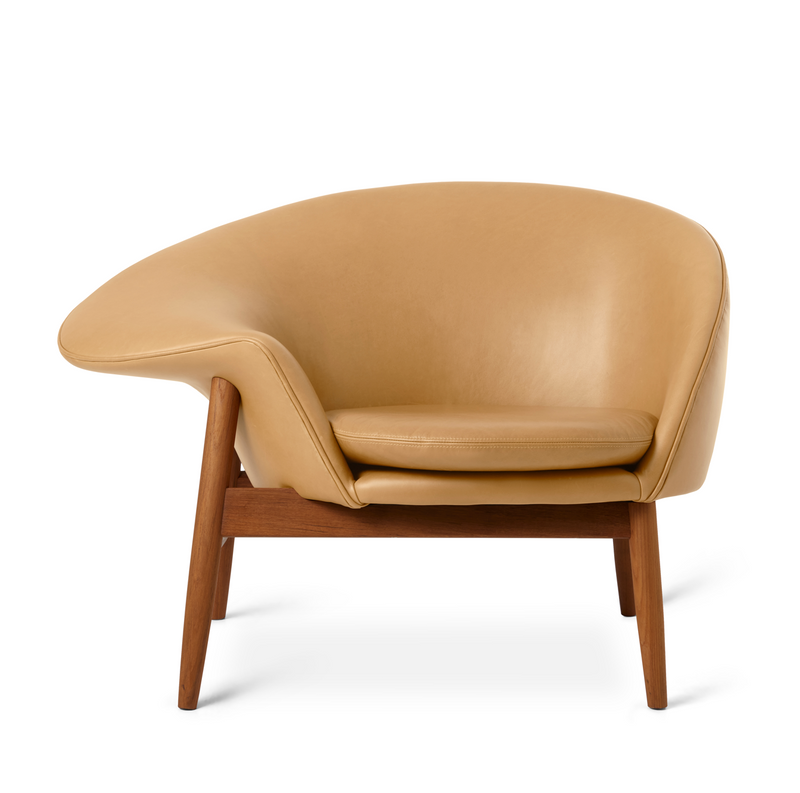 Fried Egg Lounge Chair - Warm Nordic - Chairs - Barnum 09/Smoked Oak - Left - Facing - HORNE