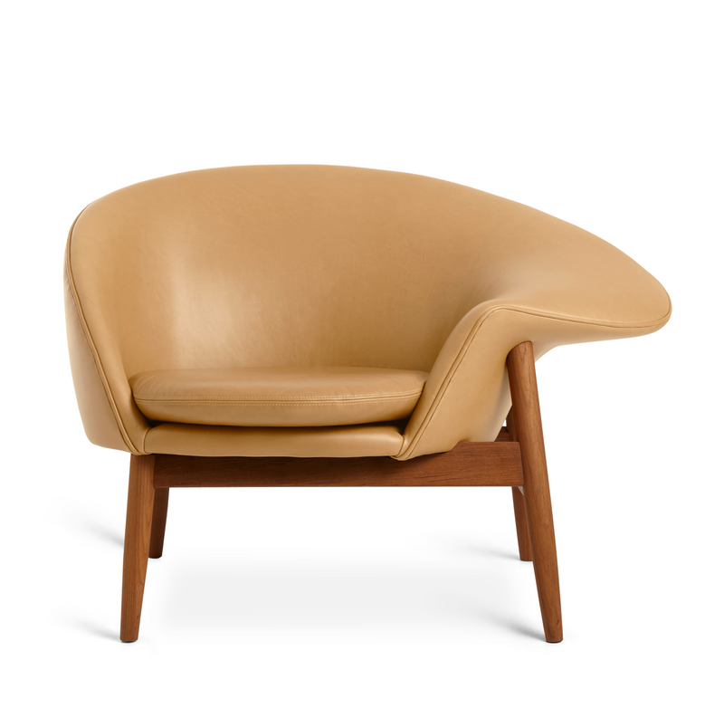 Fried Egg Lounge Chair - Warm Nordic - Chairs - Barnum 09/Smoked Oak - Left - Facing - HORNE