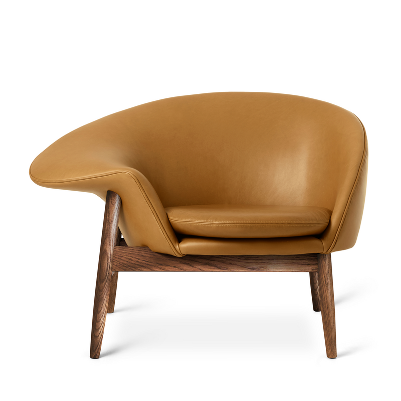Fried Egg Lounge Chair - Warm Nordic - Chairs - Barnum 09/Smoked Oak - Left - Facing - HORNE