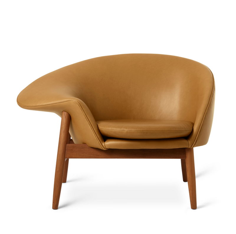 Fried Egg Lounge Chair - Warm Nordic - Chairs - Barnum 09/Smoked Oak - Left - Facing - HORNE