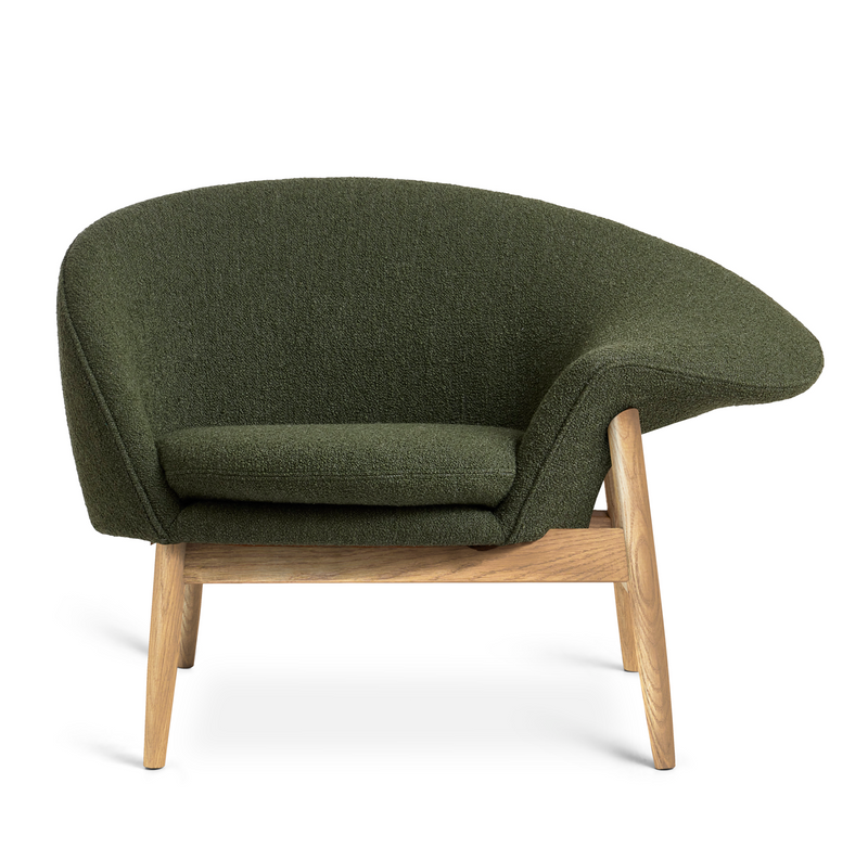 Fried Egg Lounge Chair - Warm Nordic - Chairs - Barnum 09/Smoked Oak - Left - Facing - HORNE