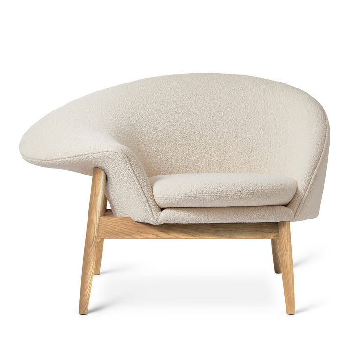 Fried Egg Lounge Chair - Warm Nordic - Chairs - Barnum 24/Oiled Oak - Left - Facing - HORNE