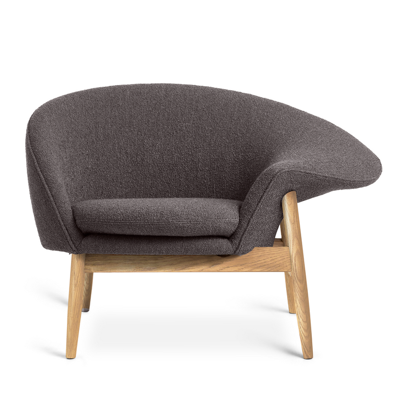 Fried Egg Lounge Chair - Warm Nordic - Chairs - Barnum 09/Smoked Oak - Left - Facing - HORNE