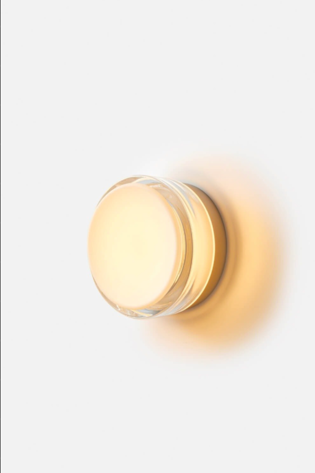 Open Box - Copia Sconce - Simply Clear / Natural Anodized / 2700K (warm white)