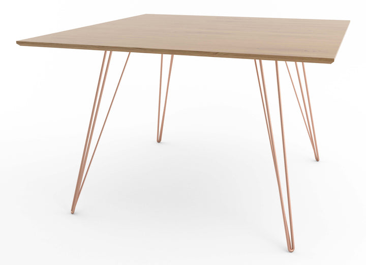 Williams Dining Table - Large Rectangle - Tronk - Tables + Desks - White Oak - Rose Copper - HORNE