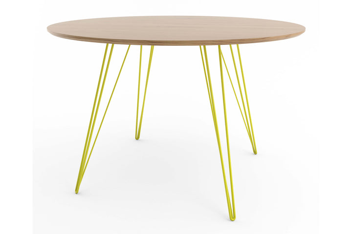Williams Dining Table - Small Oval - Tronk - Tables + Desks - White Oak - Yellow - HORNE