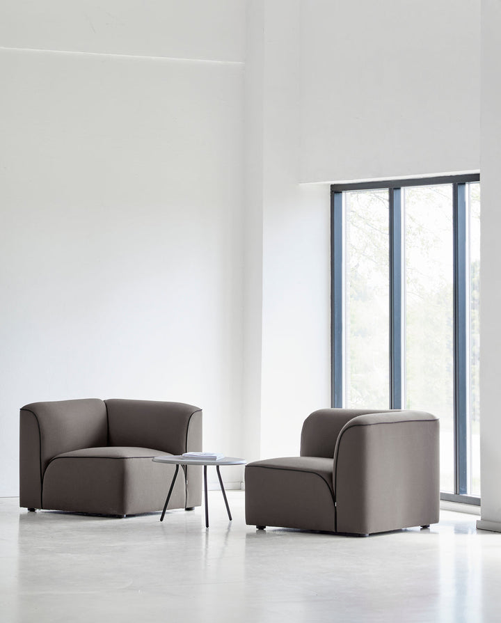 Flora corner module in a styled interior - Woud