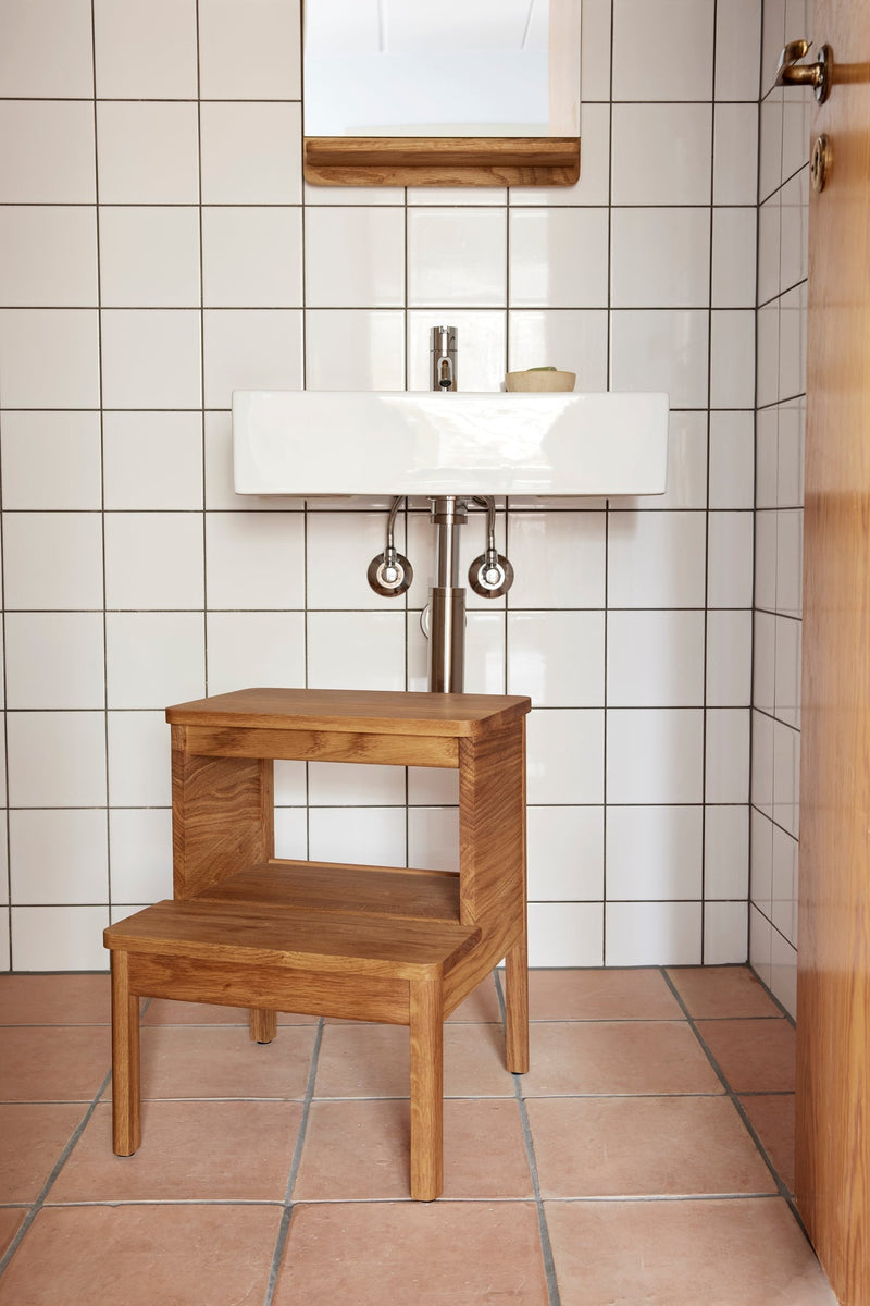A Line Stepstool - Form & Refine Stools + Benches + Ottomans - White Oak - HORNE