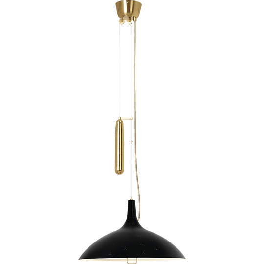 A1965 Pendant - Gubi Pendants - Brass - Soft Black Semi Matt - HORNE
