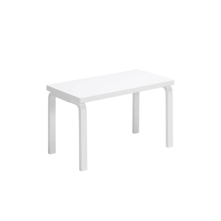 Aalto Bench 153B - Solid Top - Artek Stools + Benches + Ottomans - White Lacquered - HORNE