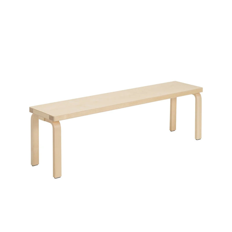 Aalto Bench 168B - Solid Top - Artek Stools + Benches + Ottomans - Birch - HORNE