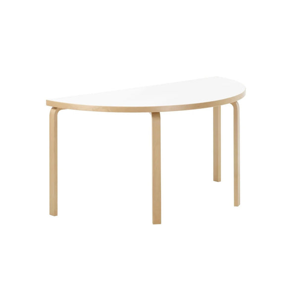 Aalto Table 96 - Artek Tables + Desks - Birch/White Laminate - HORNE
