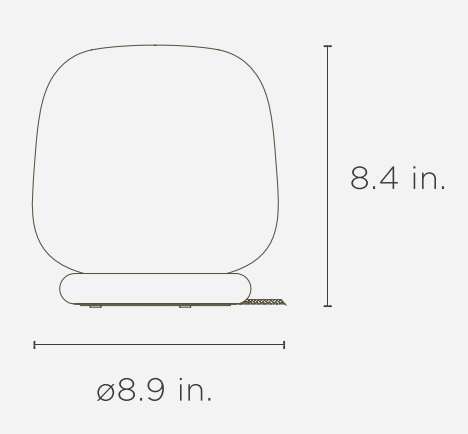 AB Table Lamp - CITTA Table + Task - Frosted Clear - HORNE