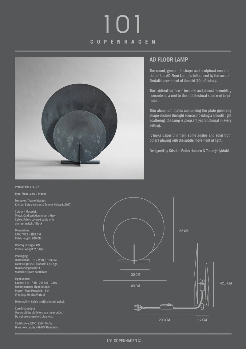 AD Floor Lamp - 101 Copenhagen Lighting - HORNE