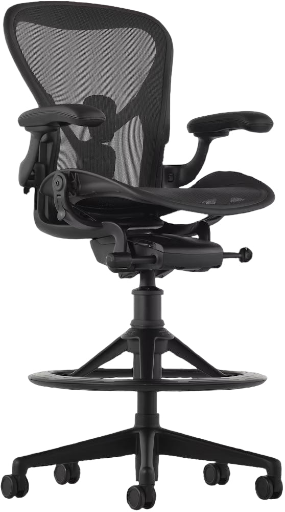 Aeron™ Stool - Bar Height - Herman Miller® Chairs - Model A - Mineral Frame - HORNE