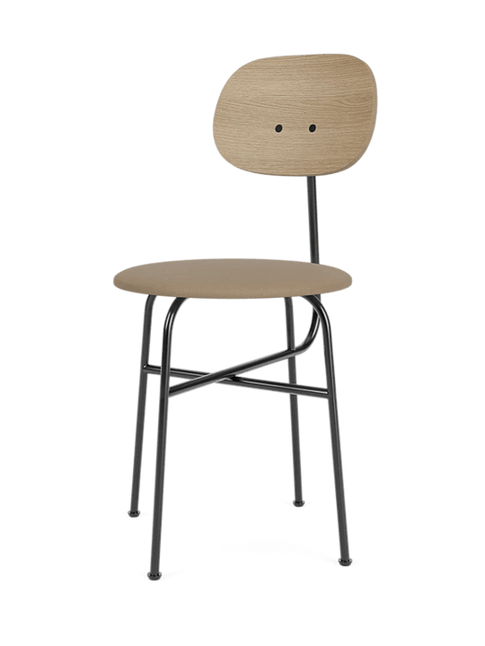 Afteroom Plus Dining Chair - Upholstered Seat - Audo Copenhagen Chairs - Natural Oak | Sierra 1611 - HORNE
