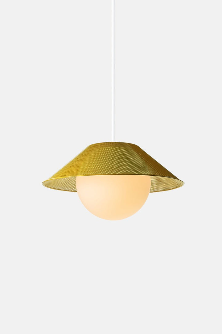 Akoya Pendant - RBW Lighting - Ochre Yellow - 22" shade - 2700K (warm white) - HORNE