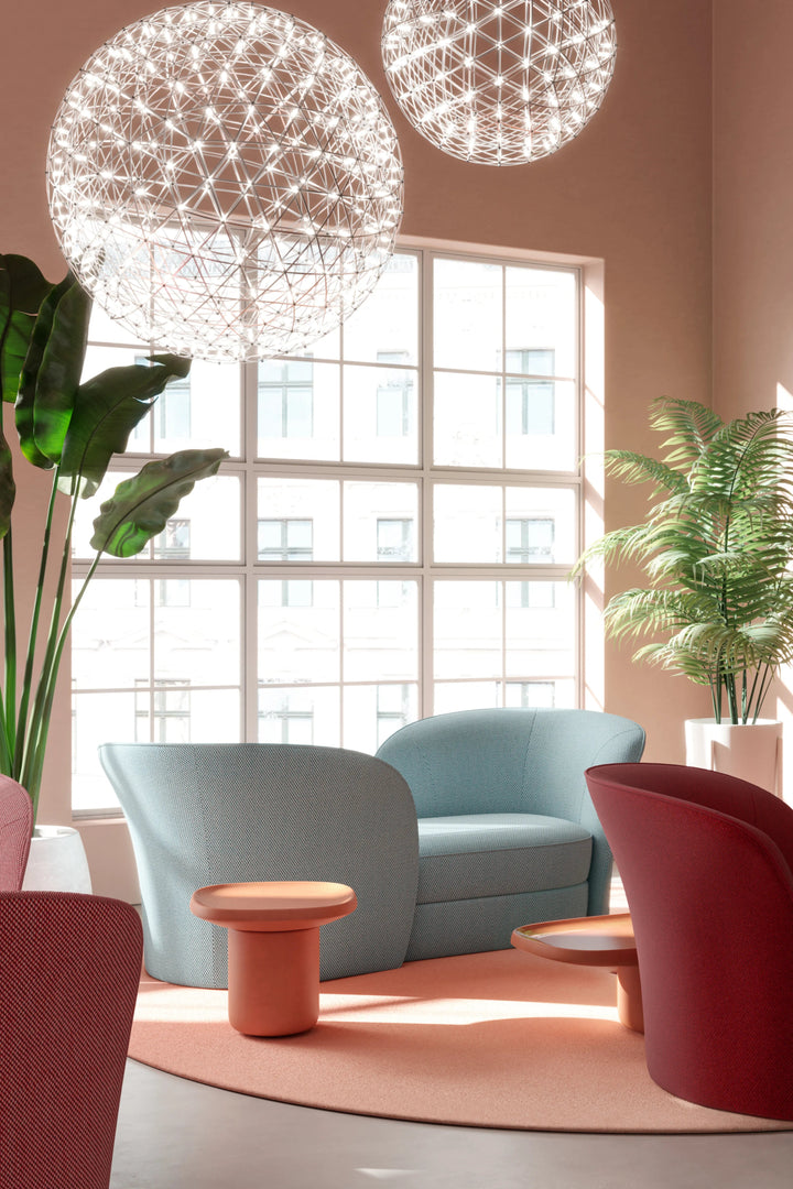 Aldora Vis a Vis - Moooi Sofas - CAT I - Abbracci Taupe - Right - HORNE