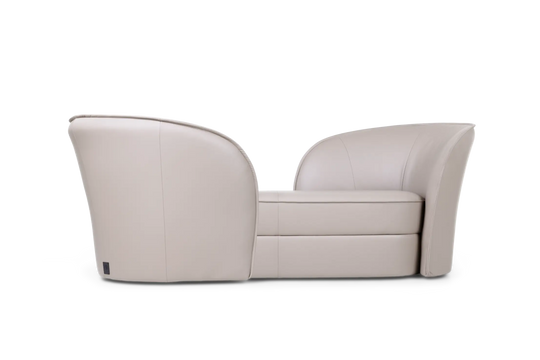Aldora Vis a Vis - Moooi Sofas - CAT I - Abbracci Taupe - Right - HORNE