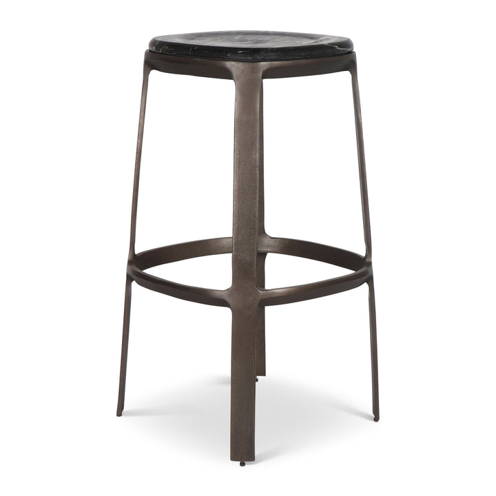 Alfie Bar Stool - Urbia Stools + Benches + Ottomans - Fantasy Black Bronze - HORNE