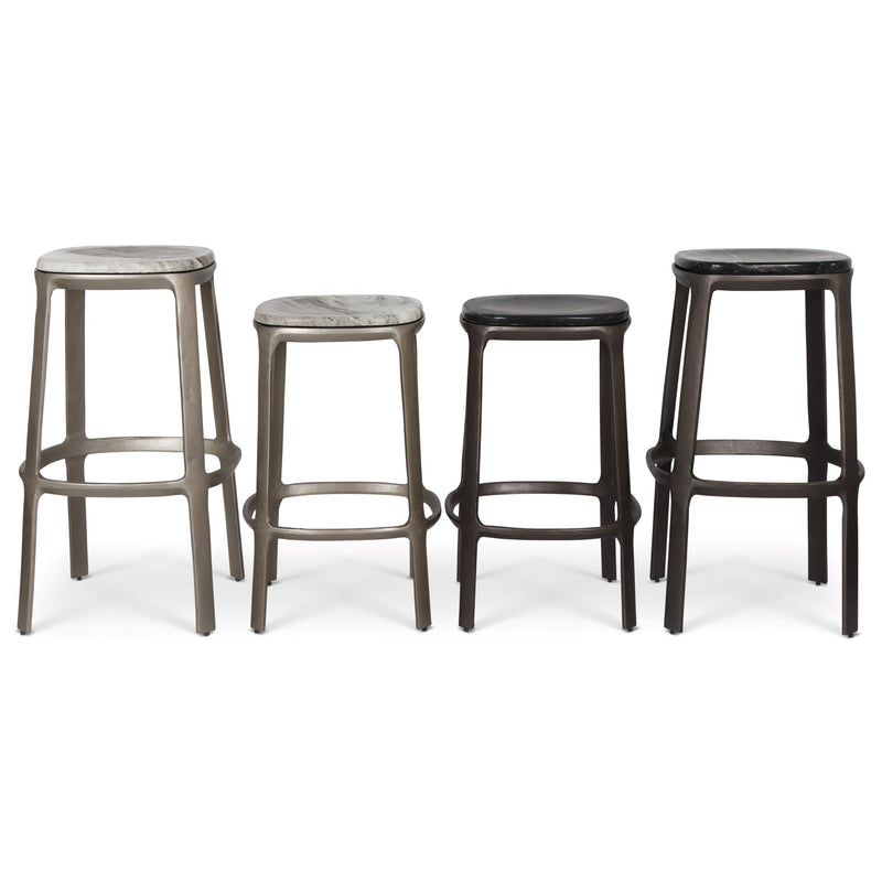 Alfie Counter Stool - Urbia Stools + Benches + Ottomans - Fantasy Black Bronze - HORNE