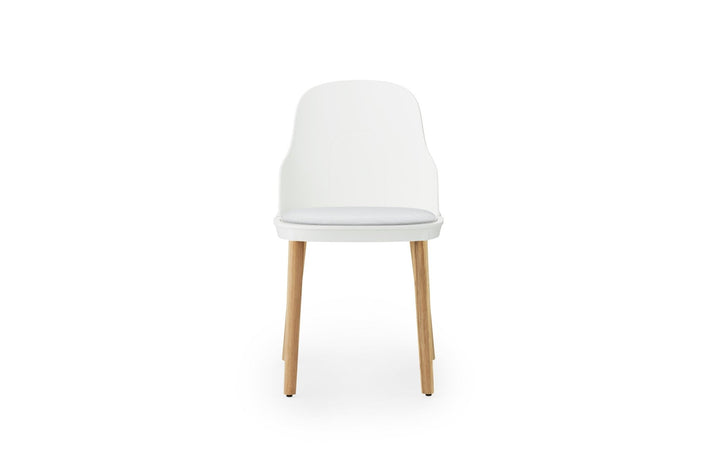 Allez Chair Upholstery Oak - Normann Copenhagen Dining Chairs - Allez Chair Upholstery Sunbrella Canvas Oak - Warm Grey/Canvas SJA 3988 - HORNE