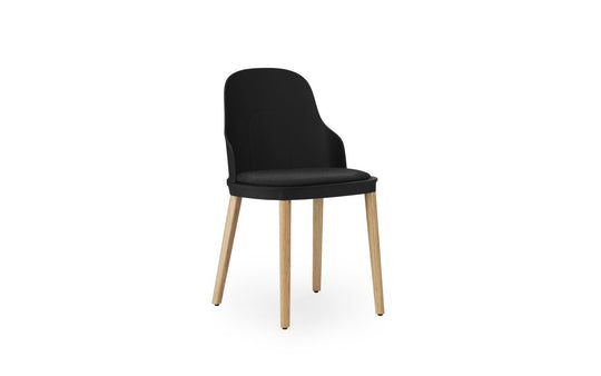 Allez Chair Upholstery Oak - Normann Copenhagen Dining Chairs - Allez Chair Upholstery Main Line Flax Oak - Black/MLF28 - HORNE