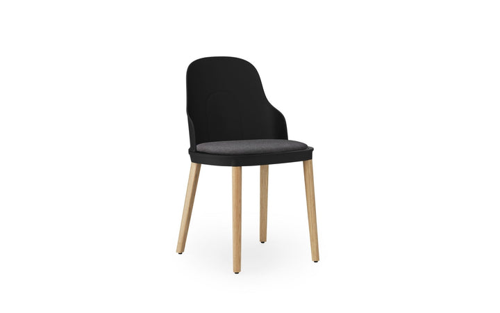 Allez Chair Upholstery Oak - Normann Copenhagen Dining Chairs - Allez Chair Upholstery Sunbrella Canvas Oak - Black/Canvas SJA 3705 - HORNE