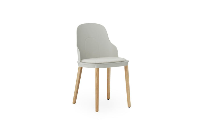 Allez Chair Upholstery Oak - Normann Copenhagen Dining Chairs - Allez Chair Upholstery Main Line Flax Oak - Warm Grey/MLF20 - HORNE