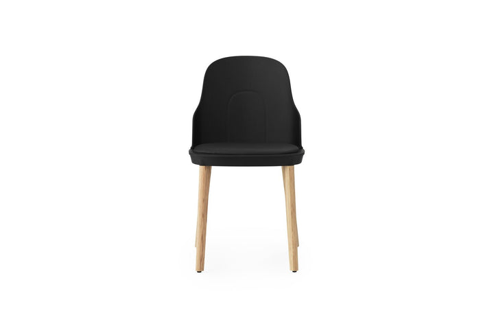 Allez Chair Upholstery Oak - Normann Copenhagen Dining Chairs - Allez Chair Upholstery Ultra Leather Oak - Warm Grey/Ultra 41584 - HORNE