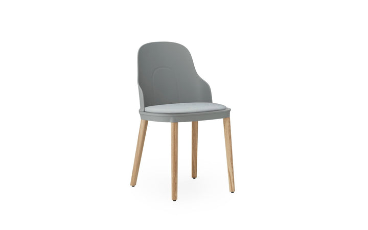 Allez Chair Upholstery Oak - Normann Copenhagen Dining Chairs - Allez Chair Upholstery Sunbrella Canvas Oak - Grey/Canvas SJA 3706 - HORNE