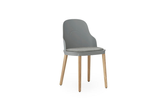 Allez Chair Upholstery Oak - Normann Copenhagen Dining Chairs - Allez Chair Upholstery Main Line Flax Oak - Grey/MLF26 - HORNE