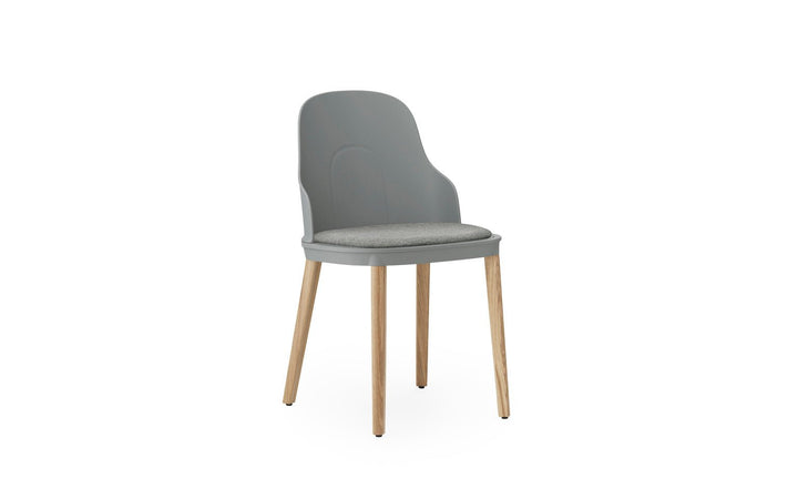 Allez Chair Upholstery Oak - Normann Copenhagen Dining Chairs - Allez Chair Upholstery Main Line Flax Oak - Grey/MLF26 - HORNE