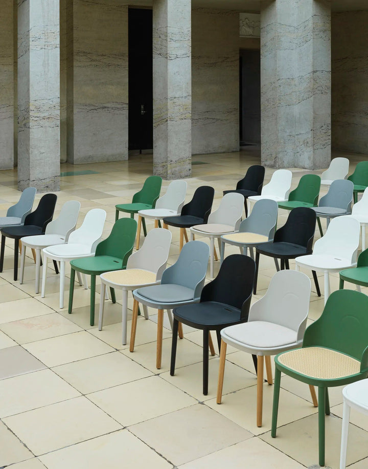 Allez Chair Upholstery PP - Normann Copenhagen Dining Chairs - Allez Chair Upholstery Ultra Leather PP - Warm Grey/Ultra 41584 - HORNE