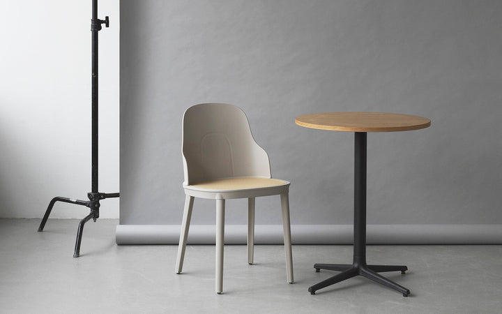Allez Table 3L H75 Ø60 cm Wood - Normann Copenhagen Cafe Tables - Black Oak - HORNE