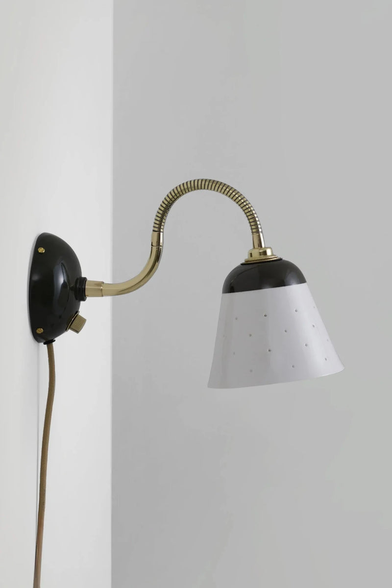 Alma Wall Light - Cable & Plug - Original BTC Wall Sconces - Seaweed - HORNE