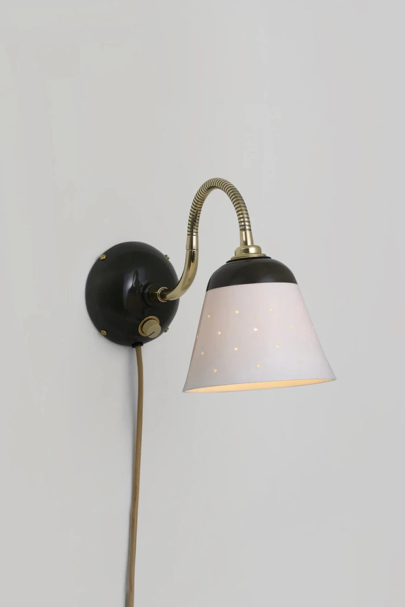 Alma Wall Light - Cable & Plug - Original BTC Wall Sconces - Seaweed - HORNE