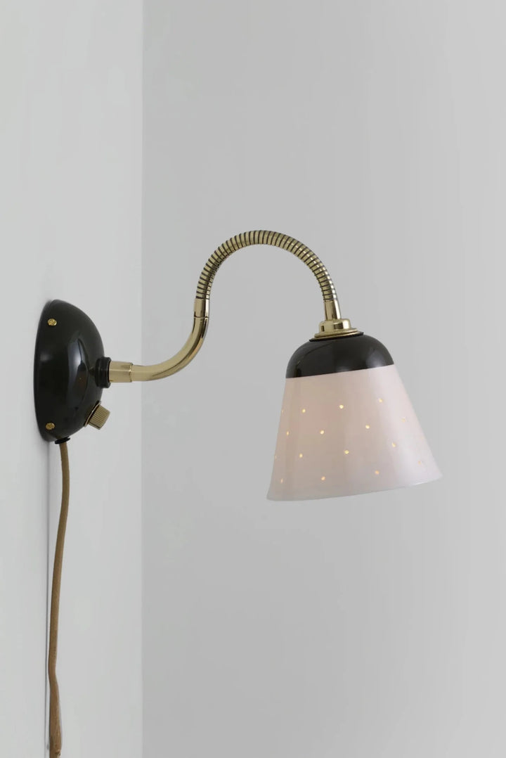 Alma Wall Light - Cable & Plug - Original BTC Wall Sconces - Coral - HORNE