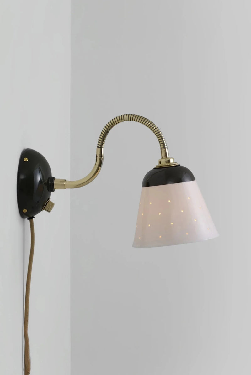 Alma Wall Light - Cable & Plug - Original BTC Wall Sconces - Seaweed - HORNE