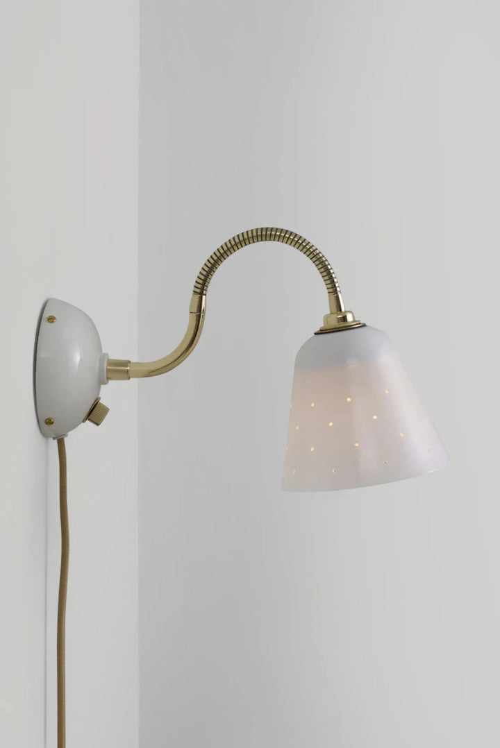 Alma Wall Light - Cable & Plug - Original BTC Wall Sconces - Coral - HORNE