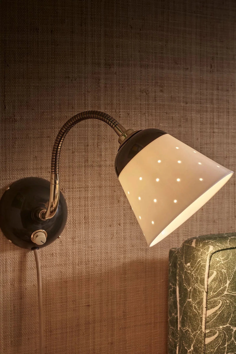 Alma Wall Light - Cable & Plug - Original BTC Wall Sconces - Seaweed - HORNE