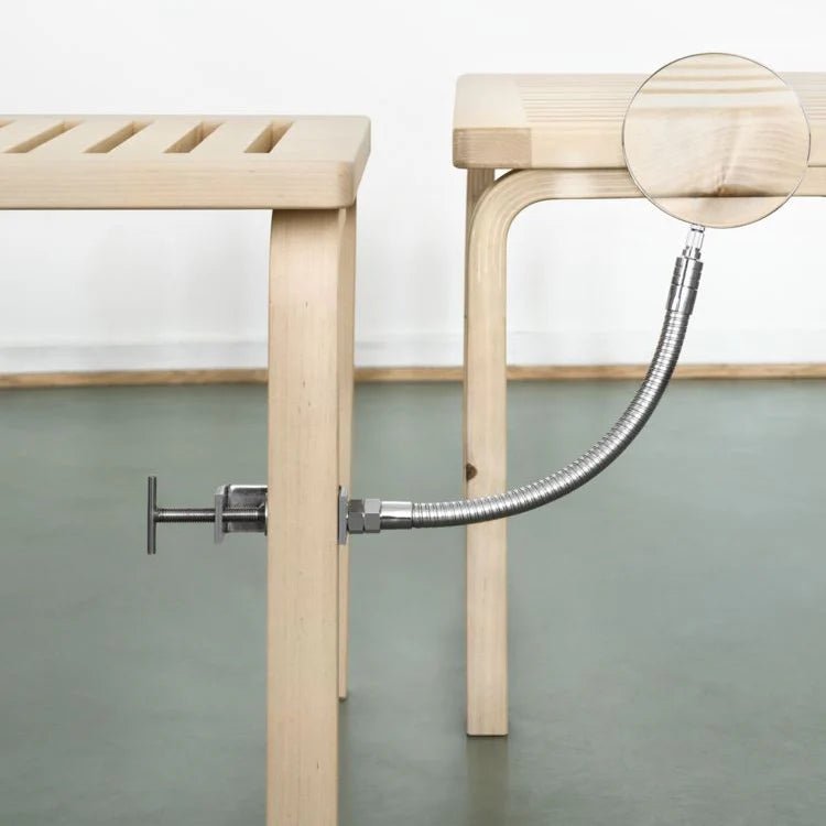 Alvar Aalto 153B Bench - Artek Stools + Benches + Ottomans - Natural Lacquer - HORNE