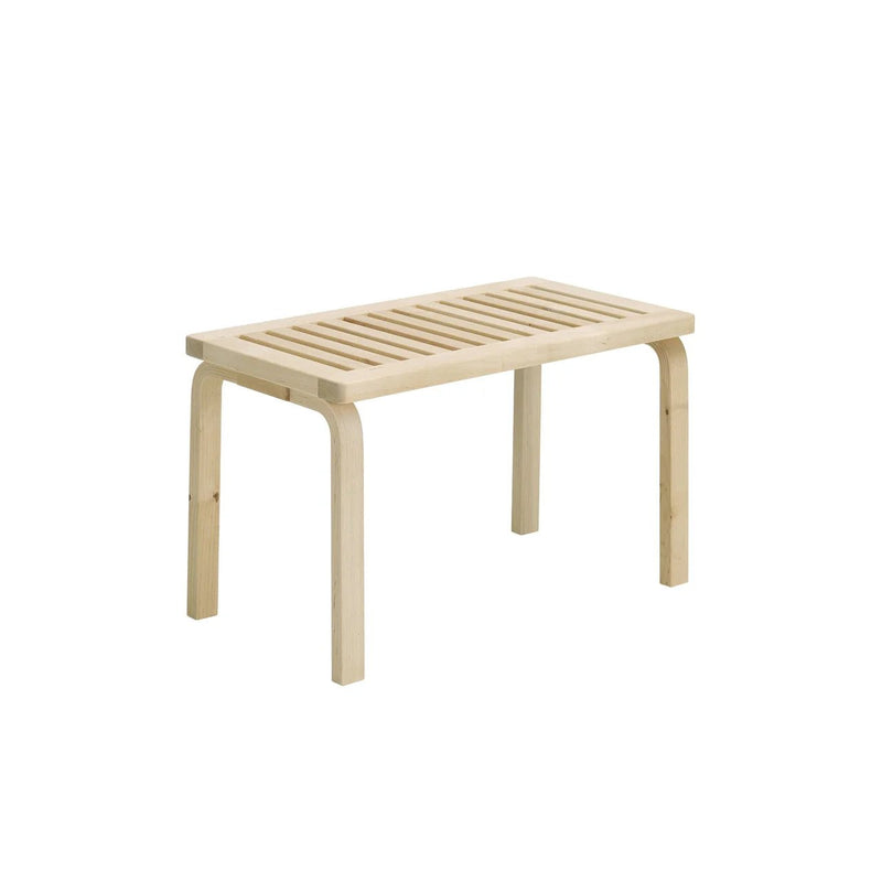 Alvar Aalto 153B Bench - Artek Stools + Benches + Ottomans - Natural Lacquer - HORNE