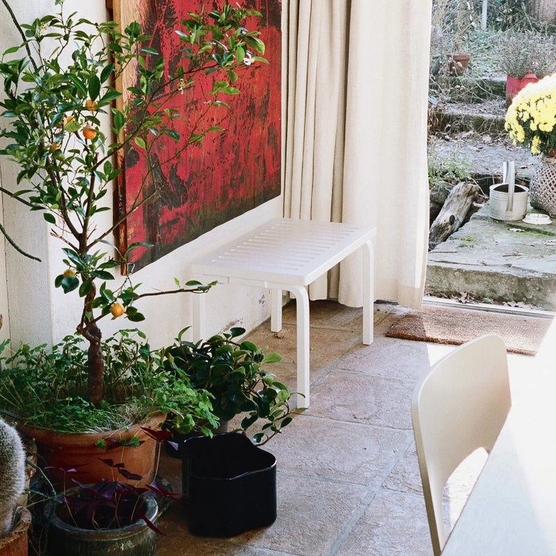 Alvar Aalto 153B Bench - Artek Stools + Benches + Ottomans - Natural Lacquer - HORNE