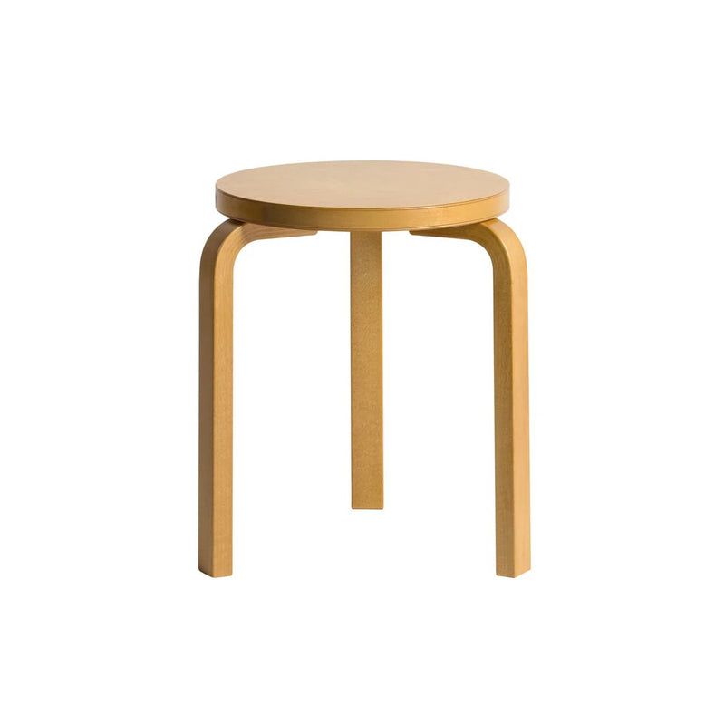 Alvar Aalto Stool 60 - Artek Stools + Benches + Ottomans - Wild Birch - HORNE